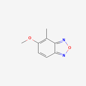 molecular formula C8H8N2O2 B8484419 4-Methyl-5-methoxybenzofurazane 