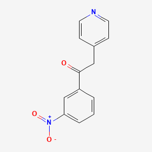 molecular formula C13H10N2O3 B8484443 1-(3-Nitro-phenyl)-2-pyridin-4-yl-ethanone CAS No. 125996-72-7