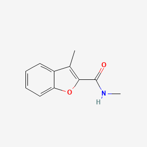 molecular formula C11H11NO2 B8484467 N,3-dimethylbenzofuran-2-carboxamide 