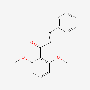 molecular formula C17H16O3 B8484471 1-(2,6-Dimethoxyphenyl)-3-phenylprop-2-en-1-one 