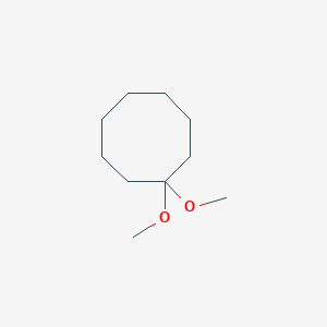 molecular formula C10H20O2 B8484477 1,1-Dimethoxycyclooctane 