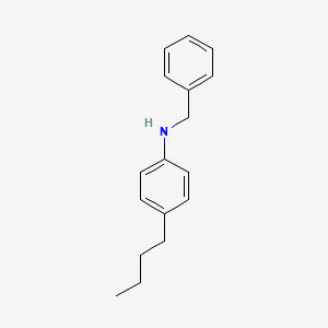 molecular formula C17H21N B8484569 Benzyl(4-butylphenyl)amine 