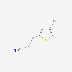 molecular formula C7H4BrNS B8484593 3-(4-Bromo-thiophen-2-yl)-acrylonitrile 