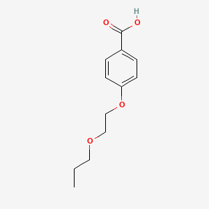 molecular formula C12H16O4 B8484618 4-(2-Propyloxyethoxy)benzoic Acid 