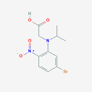 [(5-Bromo-2-nitro-phenyl)-isopropyl-amino]acetic acid