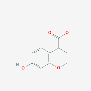 methyl 7-hydroxy-3,4-dihydro-2H-chromene-4-carboxylate