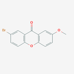 molecular formula C14H9BrO3 B8484795 2-Bromo-7-methoxy-9H-xanthen-9-one 