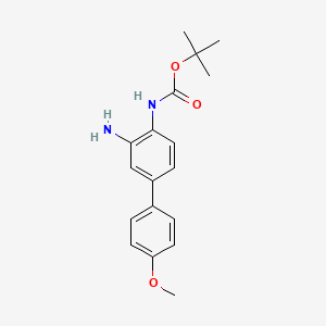 Carbamic acid,(3-amino-4'-methoxy[1,1'-biphenyl]-4-yl)-,1,1-dimethylethyl ester