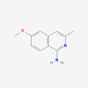 molecular formula C11H12N2O B8484865 1-Amino-6-methoxy-3-methylisoquinoline 