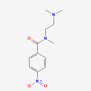 molecular formula C12H17N3O3 B8484888 N-(2-(dimethylamino)ethyl)-N-methyl-4-nitrobenzamide 
