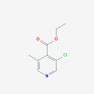 molecular formula C9H10ClNO2 B8484909 Ethyl 3-chloro-5-methylpyridine-4-carboxylate 