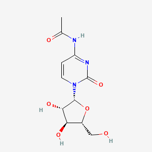 molecular formula C11H15N3O6 B8484968 N-Acetylcytosine arabinoside 