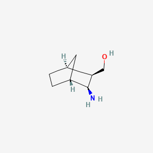 molecular formula C8H15NO B8484981 diexo-(3-Amino-bicyclo[2.2.1]hept-2-yl)-methanol 