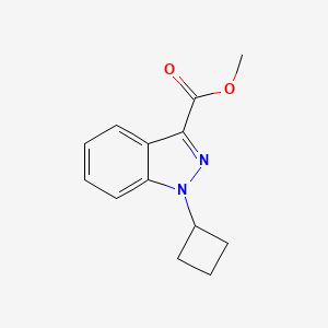 Methyl 1-cyclobutyl-1H-indazole-3-carboxylate