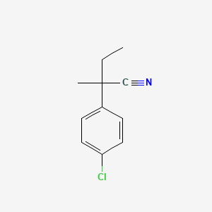 2-(4-Chlorophenyl)-2-methylbutanenitrile