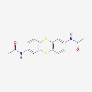 molecular formula C16H14N2O2S2 B8485112 2,7-Bis(acetylamino)thianthrene CAS No. 71400-32-3