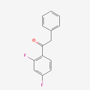 molecular formula C14H10F2O B8485113 1-(2,4-Difluorophenyl)-2-phenylethanone 