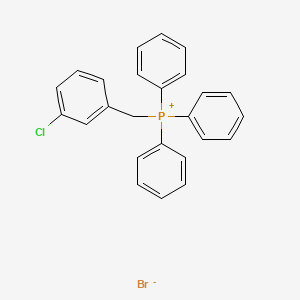 molecular formula C25H21BrClP B8485133 [(3-Chlorophenyl)methyl](triphenyl)phosphanium bromide CAS No. 28540-72-9