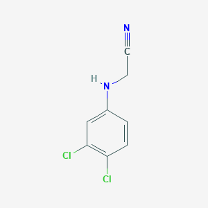 molecular formula C8H6Cl2N2 B8485143 3,4-Dichloroanilinoacetonitrile 