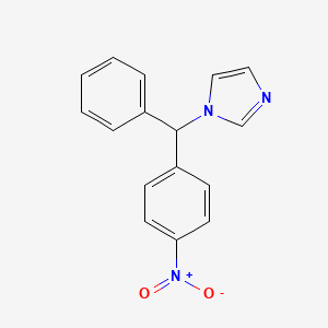 1-[(4-Nitrophenyl)(phenyl)methyl]-1H-imidazole