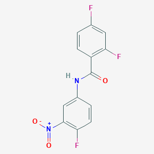 2,4-difluoro-N-(4-fluoro-3-nitrophenyl)benzamide