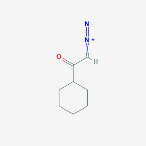 molecular formula C8H12N2O B8485193 (Diazoacetyl)cyclohexane 