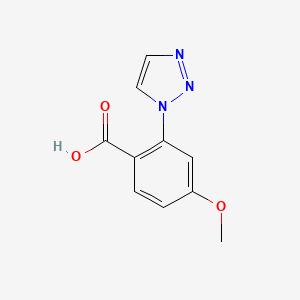 4-Methoxy-2-(triazol-1-yl)benzoic acid