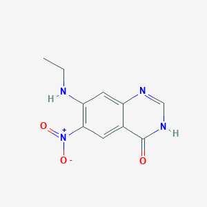 7-Ethylamino-6-nitro-4(3H)-quinazolinone