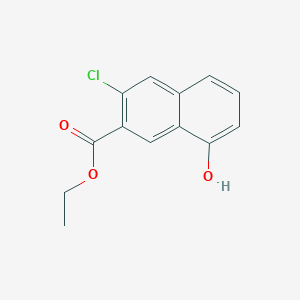 Ethyl 3-chloro-8-hydroxynaphthalene-2-carboxylate