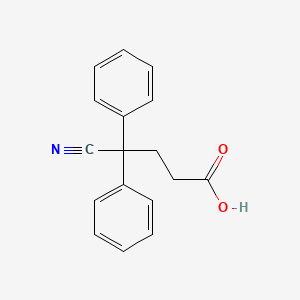 4-Cyano-4,4-diphenylbutanoic acid