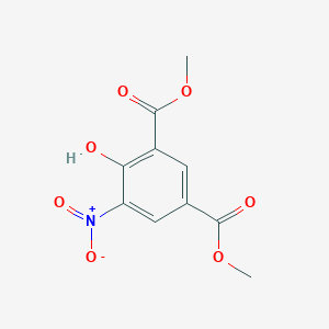 molecular formula C10H9NO7 B8485367 Dimethyl 4-hydroxy-5-nitroisophthalate 