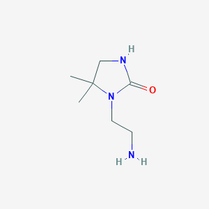 1-(2-Amino-ethyl)-5,5-dimethyl-imidazolidin-2-one