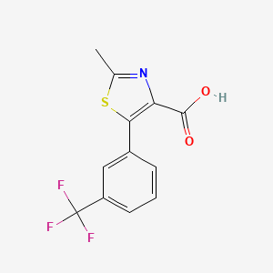 2-Methyl-5-(3-trifluoromethyl-phenyl)-thiazole-4-carboxylic acid
