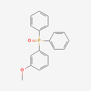 molecular formula C19H17O2P B8485442 3-Methoxyphenyldiphenylphosphine oxide 