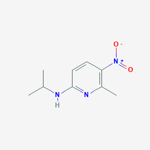 B8485460 Isopropyl-(6-methyl-5-nitro-pyridin-2-yl)-amine CAS No. 1246829-28-6