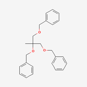 molecular formula C25H28O3 B8485461 1,2,3-Tribenzyloxy-2-methylpropane CAS No. 58021-00-4