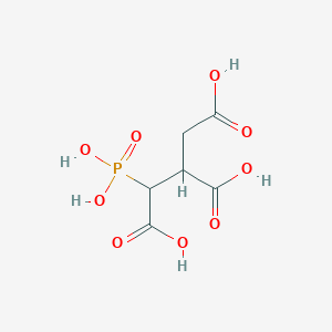 molecular formula C6H9O9P B8485520 1,2,3-Propanetricarboxylic acid, 1-phosphono- CAS No. 51757-43-8