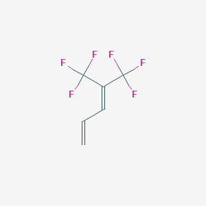 molecular formula C6H4F6 B8485539 5,5,5-Trifluoro-4-(trifluoromethyl)penta-1,3-diene CAS No. 1422-33-9