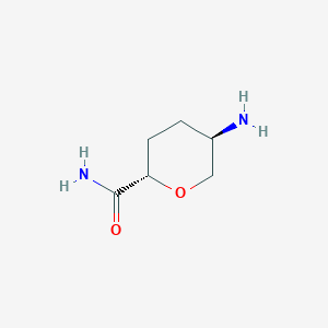 (2S,5R)-5-aminotetrahydro-2H-pyran-2-carboxamide