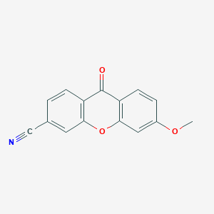 B8485716 6-Methoxy-9-oxo-9H-xanthene-3-carbonitrile CAS No. 825650-00-8