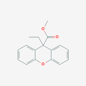 molecular formula C17H16O3 B8485721 Methyl 9-ethylxanthene-9-carboxylate 