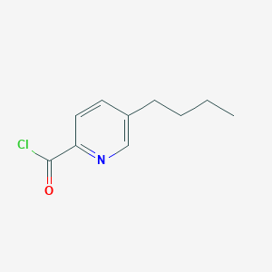 molecular formula C10H12ClNO B8485740 5-Butylpyridine-2-carbonyl chloride CAS No. 67261-92-1