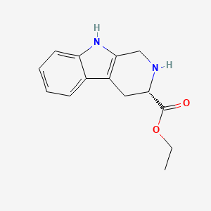 molecular formula C14H16N2O2 B8485773 ethyl (3S)-1,2,3,4-tetrahydro-beta-carboline-3-carboxylate 