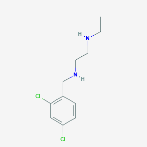 molecular formula C11H16Cl2N2 B8485780 N-(2',4'-dichlorophenylmethyl)-N'-ethylethylenediamine 