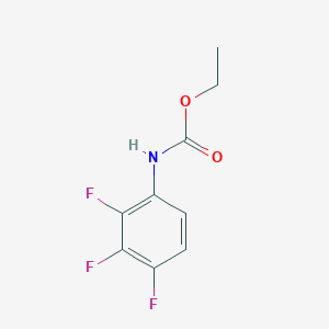molecular formula C9H8F3NO2 B8485805 Ethyl 2,3,4-trifluorophenylcarbamate 