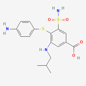 Benzoic acid,4-[(4-aminophenyl)thio]-3-(aminosulfonyl)-5-[(2-methylpropyl)amino]-