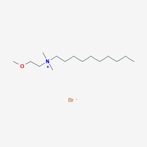 molecular formula C15H34BrNO B8485882 N-(2-methoxyethyl)-N,N-dimethyldecan-1-aminium bromide CAS No. 61063-28-3