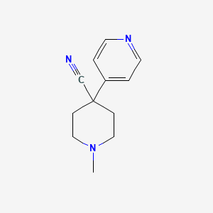 1-Methyl-4-(4-pyridyl)piperidine-4-carbonitrile