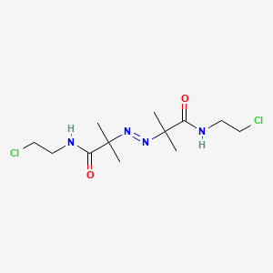 Propanamide, 2,2'-azobis[N-(2-chloroethyl)-2-methyl-