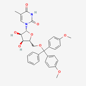 molecular formula C31H32N2O8 B8485944 5'-O-(4,4'-dimethoxitrityl)-5-methyluridine 